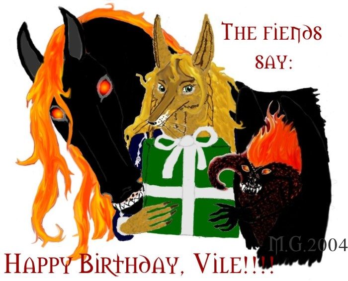A birthday piccie for Vile