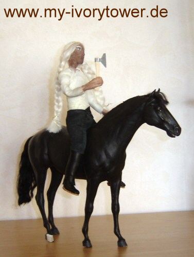 angry and on horseback